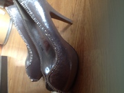 Silver Diamonte shoes for sale (size 6)