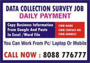 Bangalore Survey Jobs | Home Based Survey Jobs | Dail